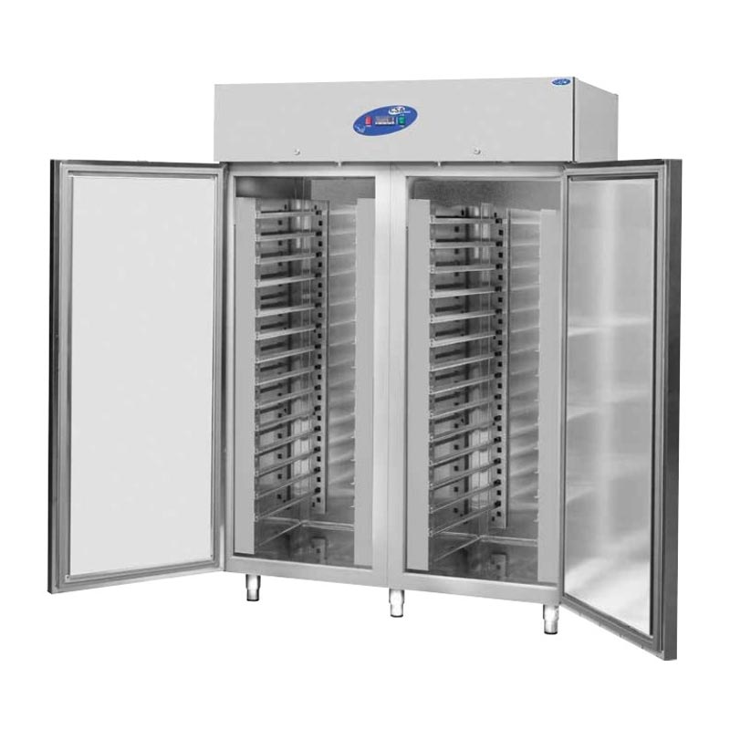 CSA CS-DBNK 1400-ST-T Dik Tip Statik Hamur Dinlendirme Dolabı, 2 Kapılı, 1400 L — CSA Inox