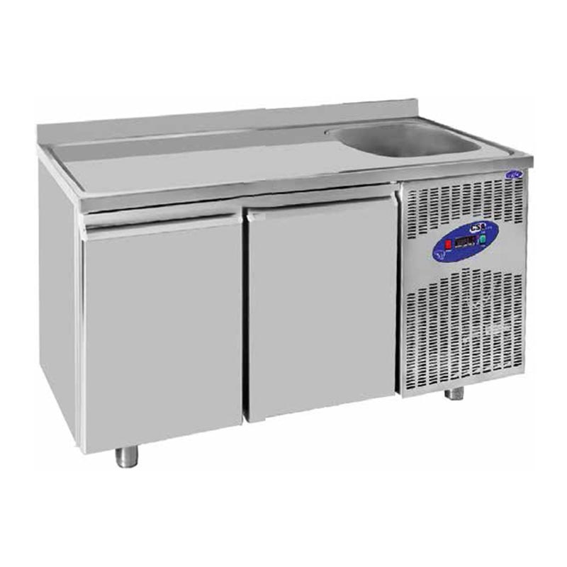 CSA CS-TEK 2D-600-E Evyeli Derin Dondurucu, 2 Kapılı, 251 L — CSA Inox