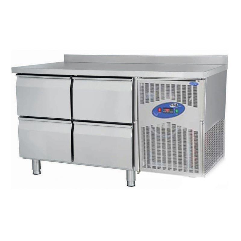 CSA CS-TEK 2D-600 Tezgah Tipi Derin Dondurucu, 4 Çekmeceli, 251 L — CSA Inox