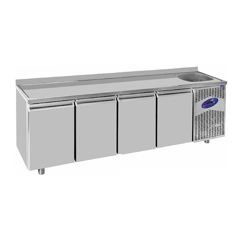 CSA CS-TEK 4-D 600-E Evyeli Derin Dondurucu, 4 Kapılı, 550 L — CSA Inox