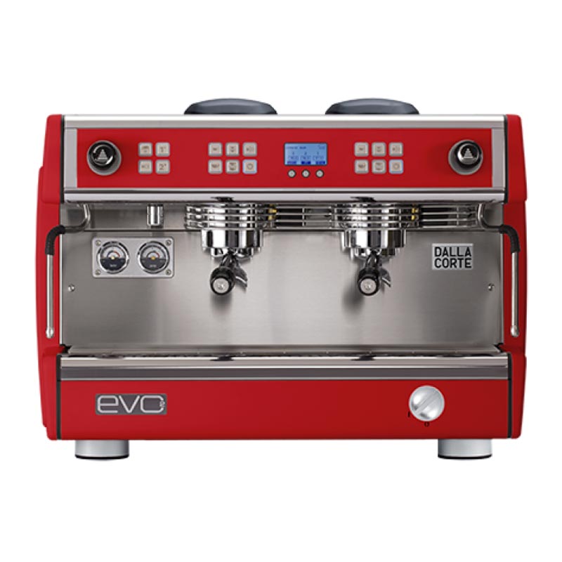 Dalla Corte Evo 2 Espresso Kahve Makinesi, 2 Gruplu, Kırmızı — Dalla Corte