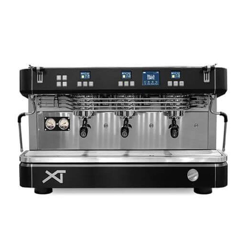 Dalla Corte XT Barista Espresso Kahve Makinesi, 3 Gruplu, Siyah Krom — Dalla Corte