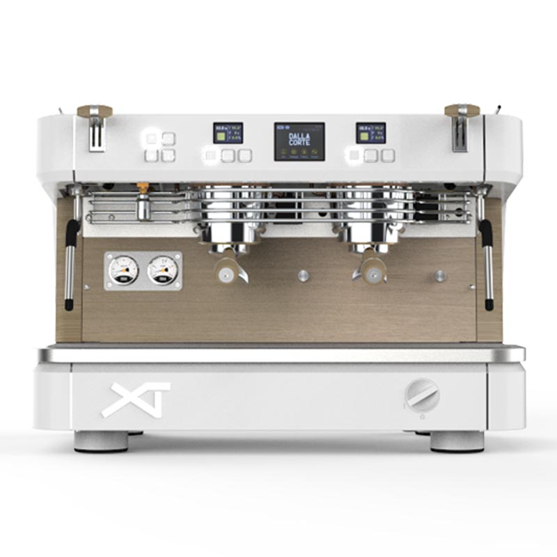Dalla Corte XT Barista Espresso Kahve Makinesi, 2 Gruplu, Beyaz Meşe — Dalla Corte