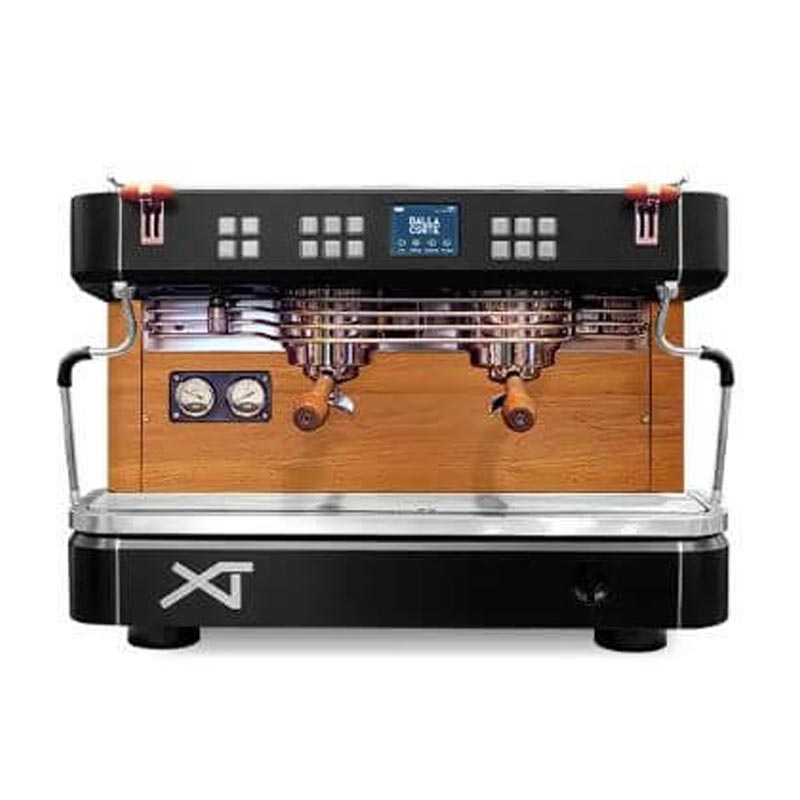 Dalla Corte XT Classic Espresso Kahve Makinesi, 2 Gruplu, Siyah Ceviz — Dalla Corte