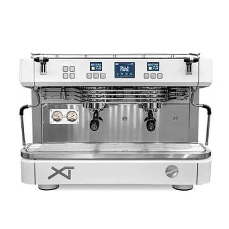 Dalla Corte XT Classic Espresso Kahve Makinesi, 2 Gruplu, Beyaz Krom — Dalla Corte