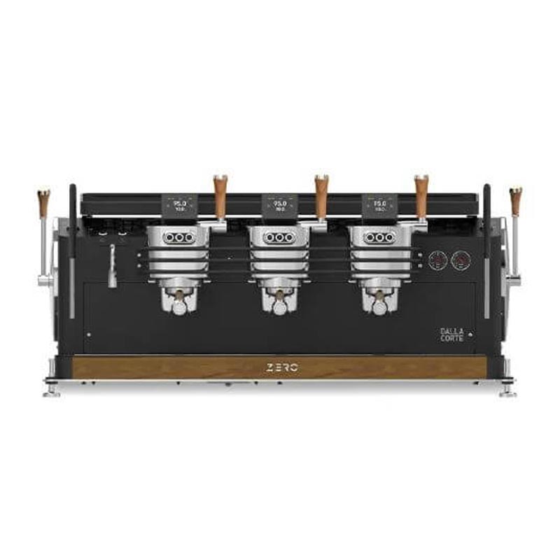 Dalla Corte Zero Barista Espresso Kahve Makinesi, 3 Gruplu, Siyah Ceviz — Dalla Corte