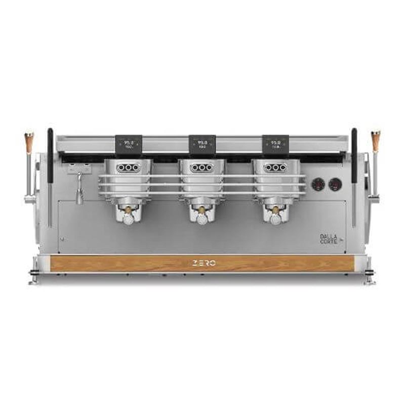 Dalla Corte Zero Classic Espresso Kahve Makinesi, 3 Gruplu, Beyaz Meşe — Dalla Corte