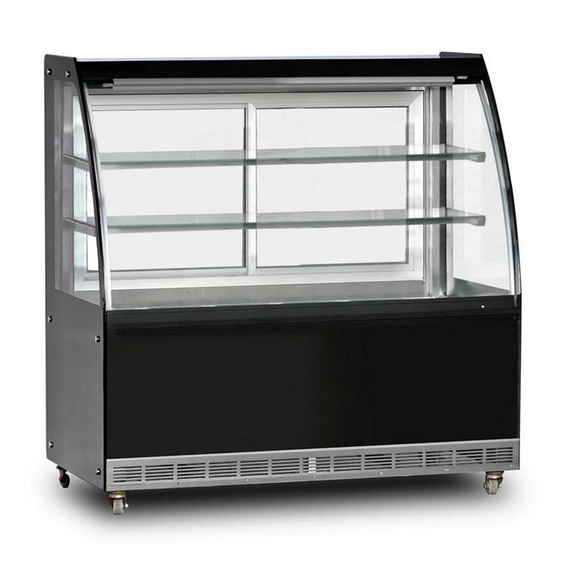 Dampak Isıtmalı Bombe Camlı Teşhir Dolabı, 480 L, 130x70x130 cm — Dampak