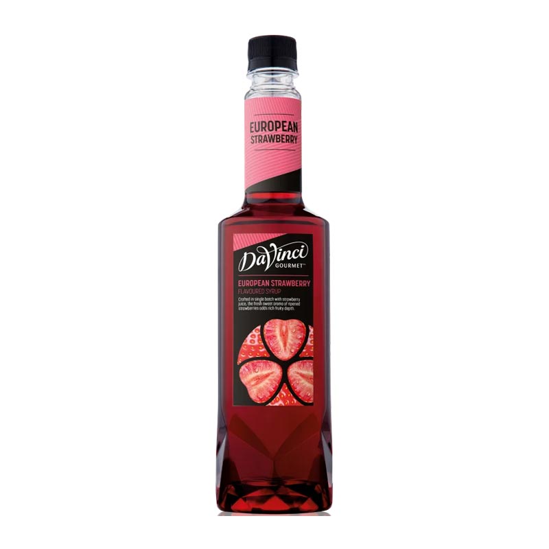 DaVinci Gourmet European Strawberry Çilek Aromalı Şurup, 750 ml — DaVinci Gourmet