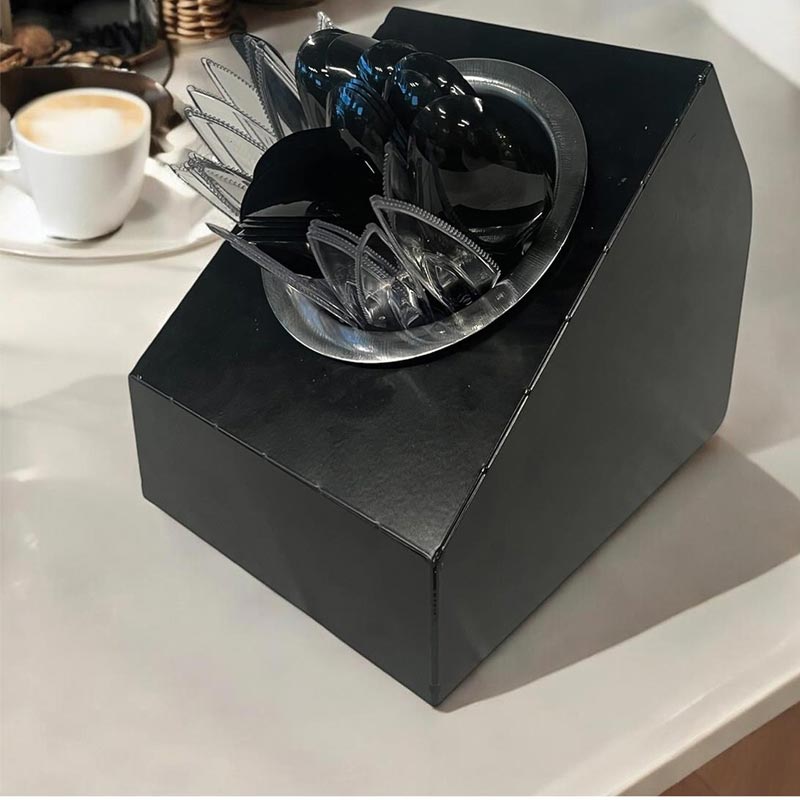 Decorelax Çatal Kaşık Şeker Pipet Standı, Siyah — Decorelax — Görsel 4