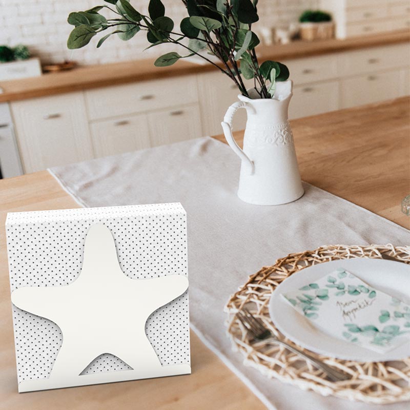 Decorelax Deniz Yıldızı Temalı Metal Peçetelik, Gri — Decorelax — Görsel 7