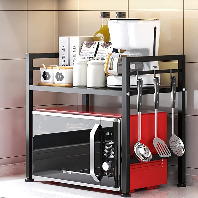 Decorelax Mikrodalga Fırın Rafı, Siyah — Decorelax — Görsel 3