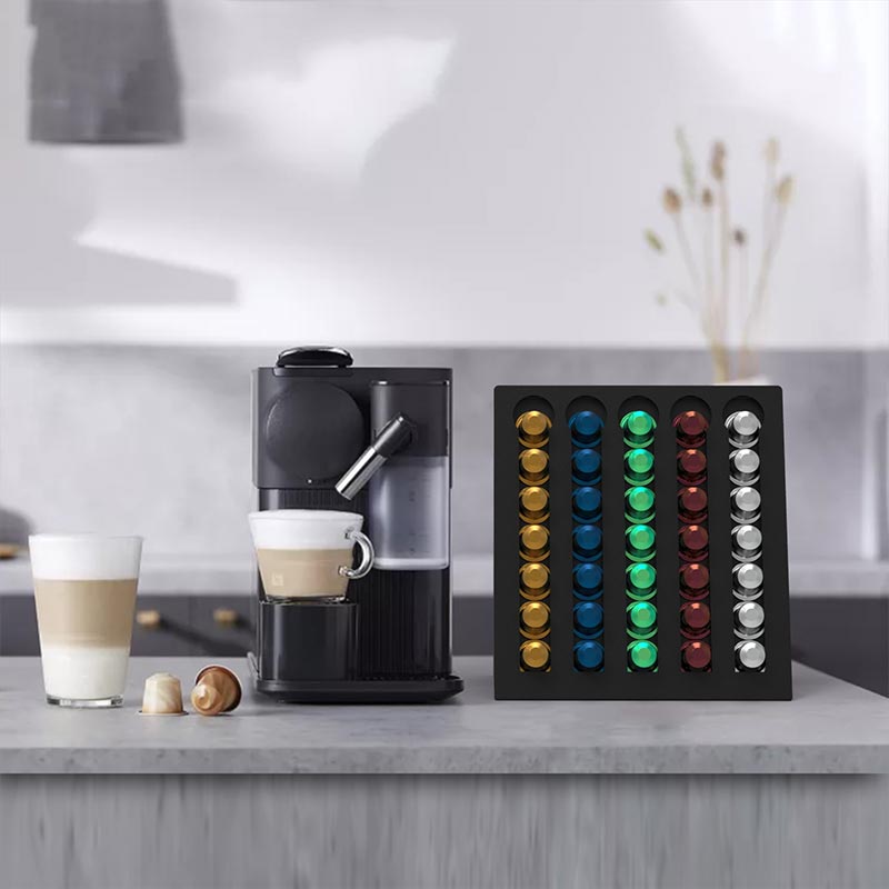 Decorelax Model-2 Kapsül Kahve Organizer Stand, Siyah — Decorelax — Görsel 4