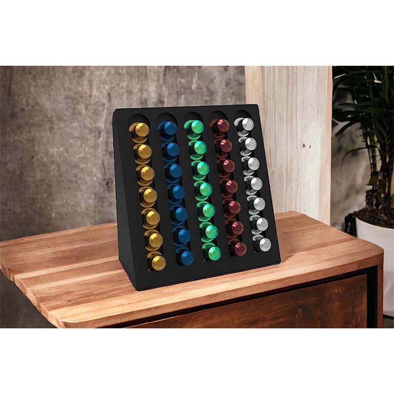 Decorelax Model-2 Kapsül Kahve Organizer Stand, Siyah — Decorelax — Görsel 5