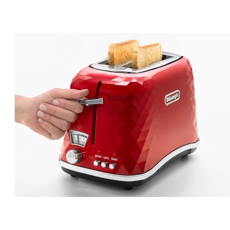 Delonghi CTJ2103 Briallante Ekmek Kızartma Makinesi, Kırmızı — Delonghi — Görsel 2