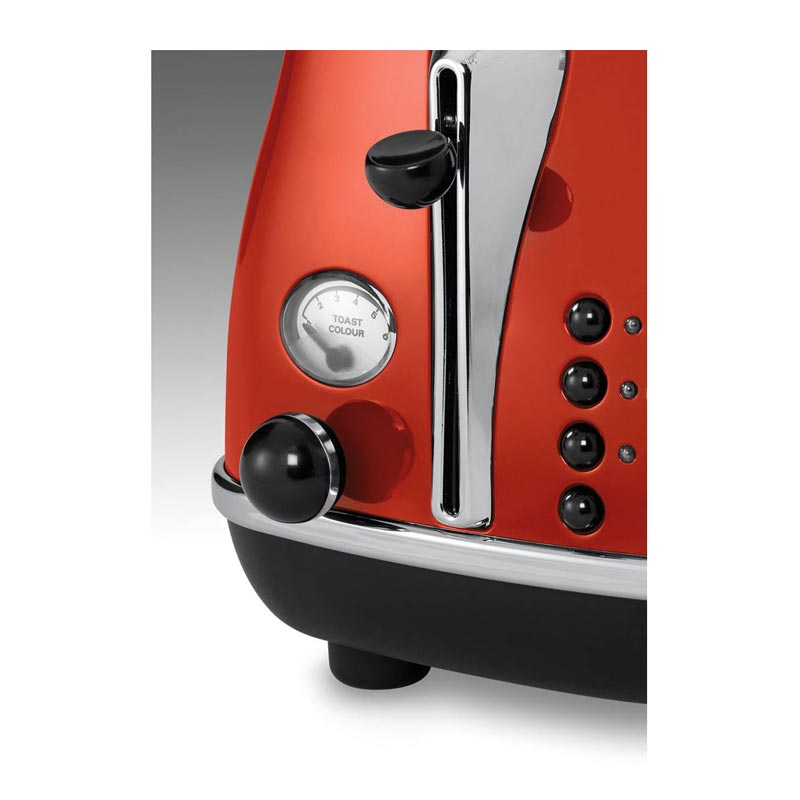 Delonghi CTO 2003.R Icona Ekmek Kızartma Makinesi, Kırmızı — Delonghi — Görsel 3