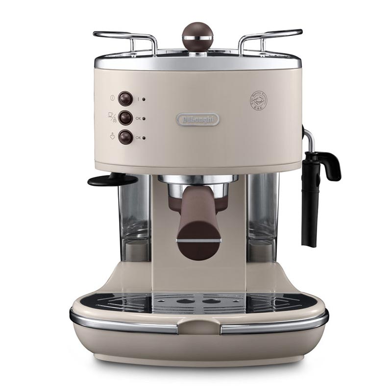 Delonghi ECOV 311.BG Icona Vintage Espresso Cappuccino Makinesi, Bej — Delonghi — Görsel 2