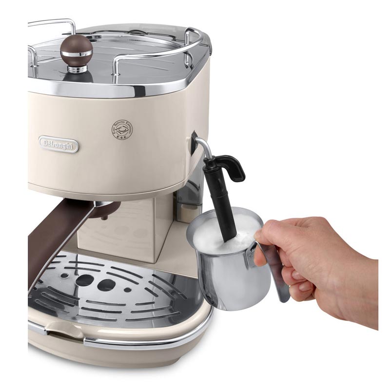 Delonghi ECOV 311.BG Icona Vintage Espresso Cappuccino Makinesi, Bej — Delonghi — Görsel 3