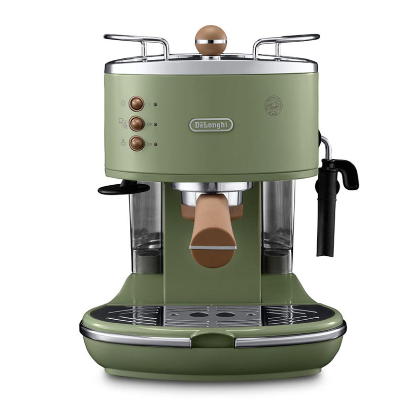 Delonghi ECOV 311.GR Icona Vintage Espresso Cappuccino Makinesi, Yeşil — Delonghi — Görsel 2