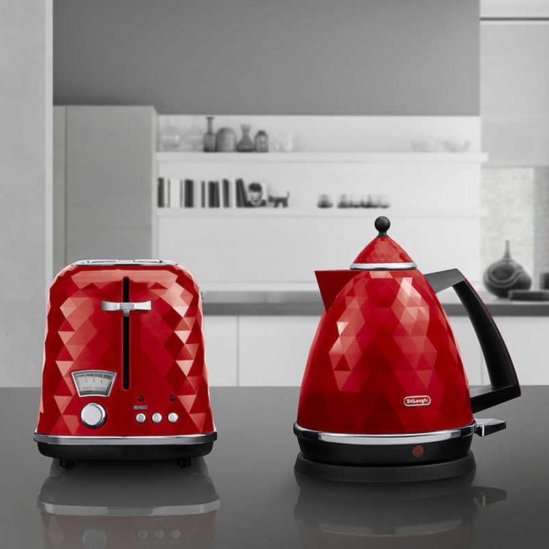 Delonghi KBJ 2001.R Brillante Su Isıtıcı & Kettle, Kırmızı — Delonghi — Görsel 5