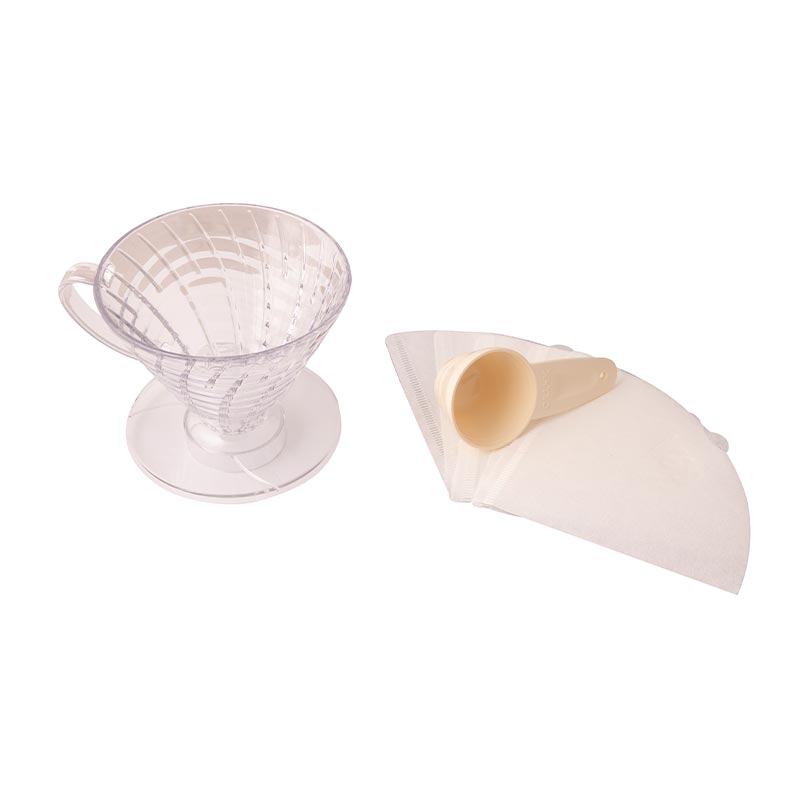 Demio Dripper Kahve Demleme Seti, Şeffaf