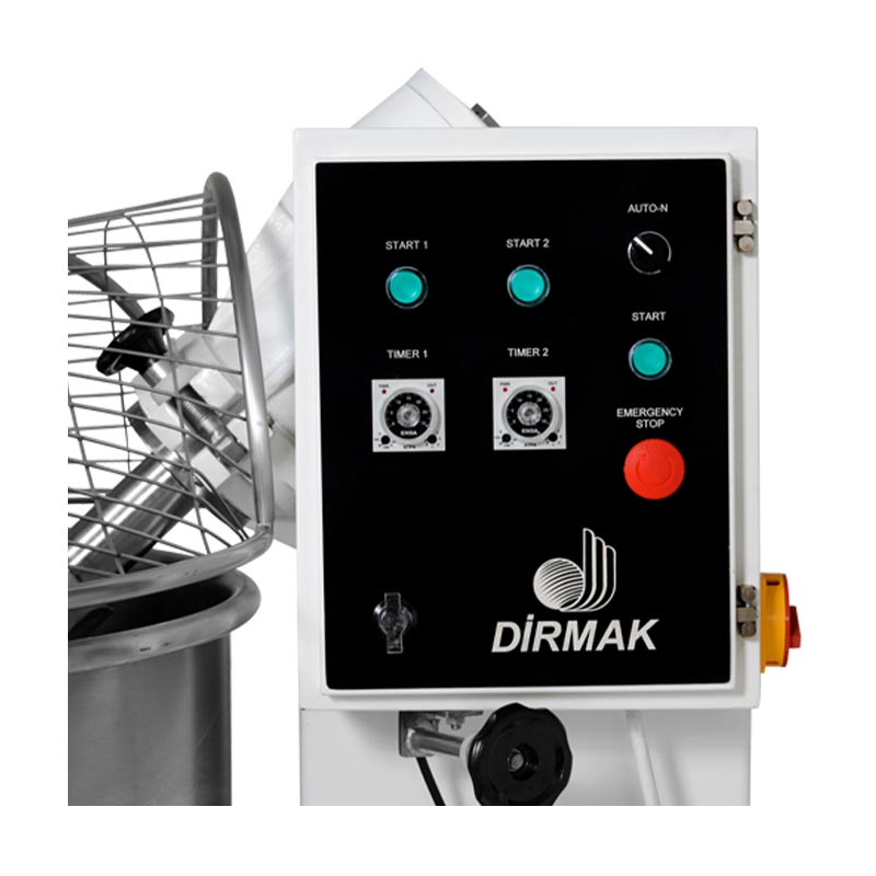 Dirmak Çatal Tip Hamur Yoğurma Makinesi, 2 Devir, 200 L — Dirmak — Görsel 3