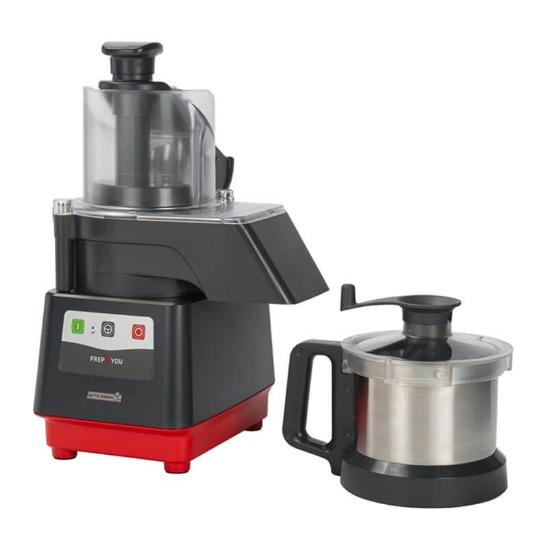 Dito Sama Prep4You Kombine Cutter ve Sebze Doğrama Makinesi, Paslanmaz Hazne, 2.6 L — Dito Sama