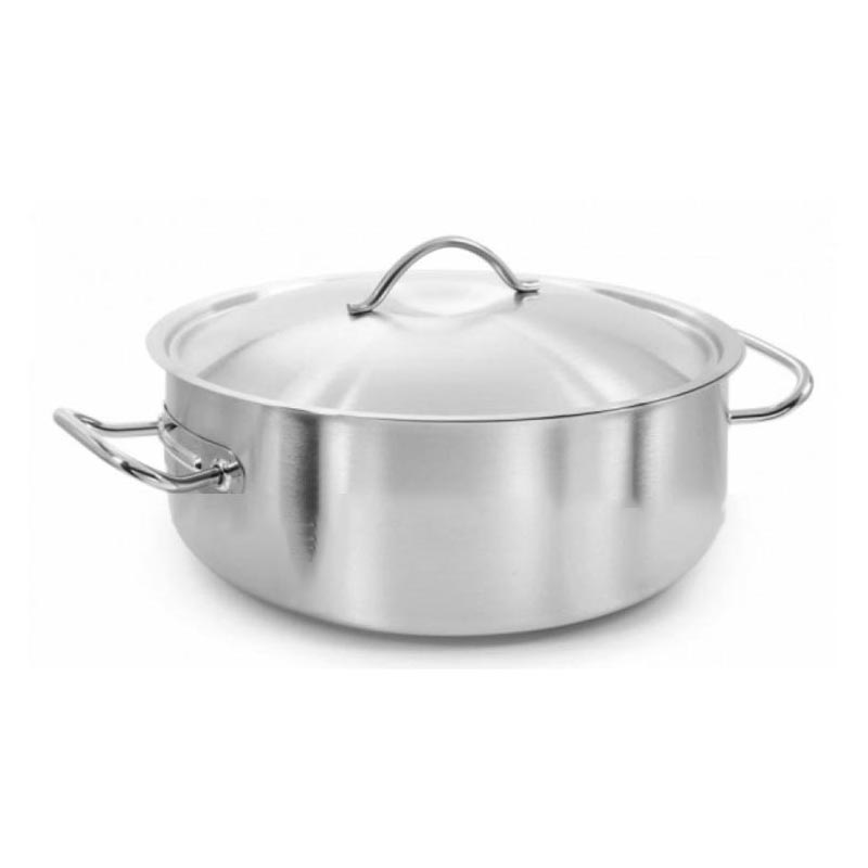 Dizdar Silindirik Tencere, Sığ, Kapaklı, 50x20 cm, 39.3 L — Dizdar