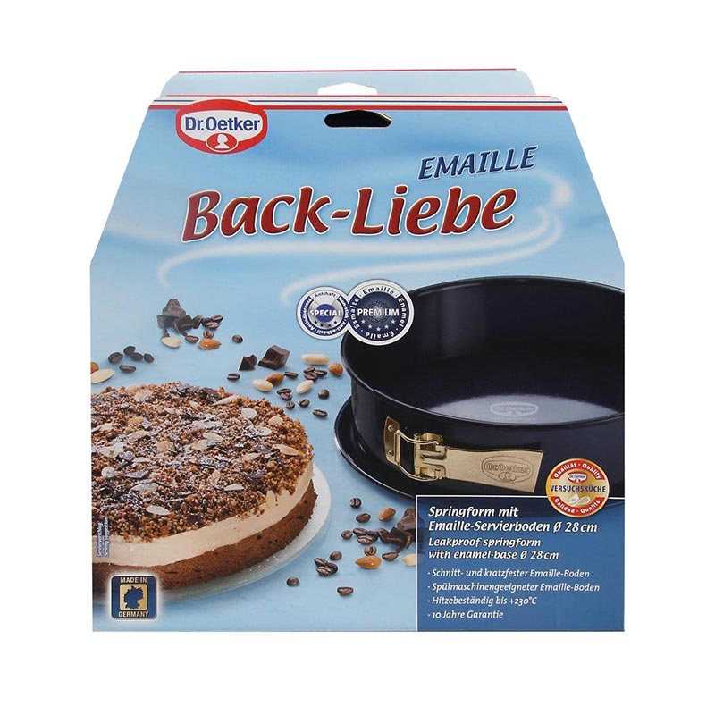 Dr. Oetker 1101 Back-Liebe Emaye Kelepçeli Kek Kalıbı, 28 cm — Dr. Oetker — Görsel 3