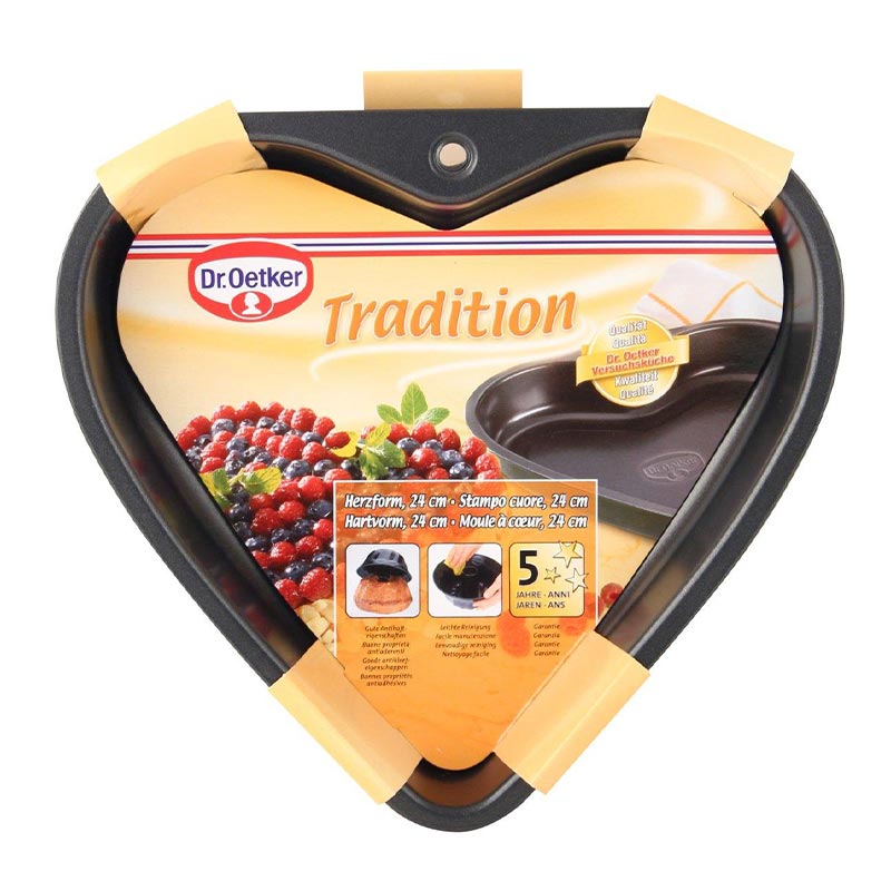 Dr. Oetker 1478 Tradition Kalp Şekilli Kek Kalıbı, 24 cm — Dr. Oetker — Görsel 3