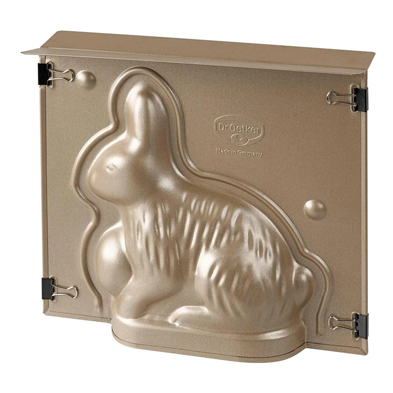 Dr. Oetker 1870 Golden Easter 3D Tavşan Şekilli Pişirme Kalıbı, 21.5 cm — Dr. Oetker