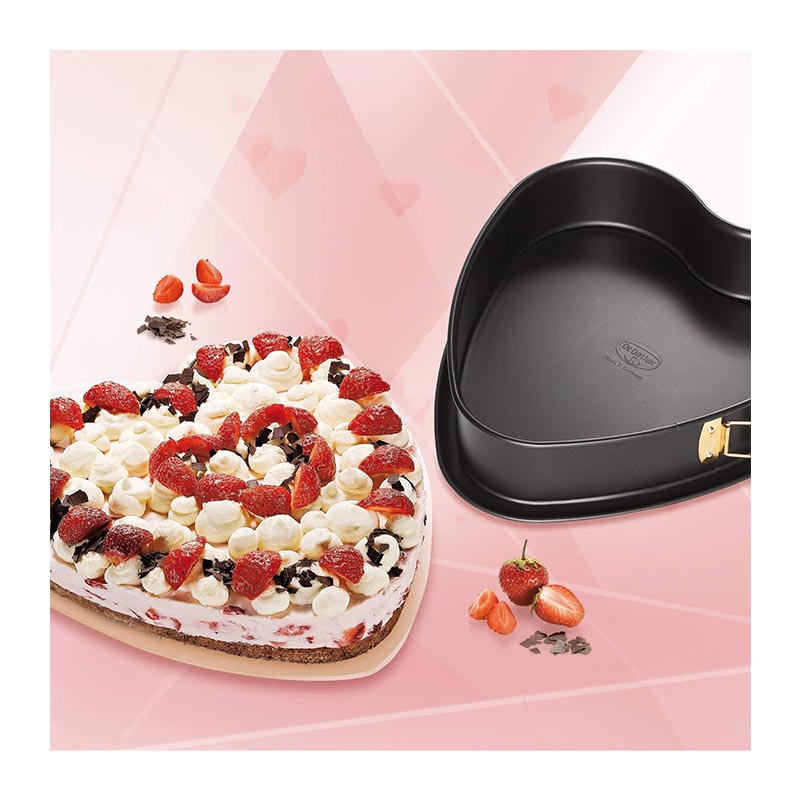 Dr. Oetker 2527 Kalp Şekilli Kelepçeli Kek Kalıbı, 27x7 cm — Dr. Oetker — Görsel 2