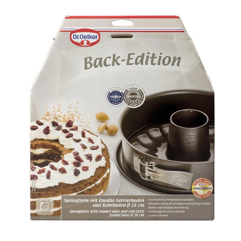 Dr. Oetker 4707 Back-Edition Çift Tabanlı Kelepçeli Kek Kalıbı, 28 cm — Dr. Oetker — Görsel 3