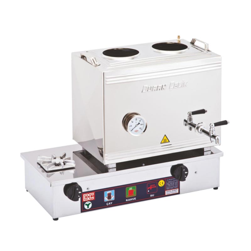 Duran Çelik DÇ 004 40 Model 2 Demlikli Kaynaklı Çay Ocağı, 31 L, LPG — Duran Çelik