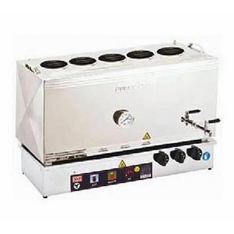 Duran Çelik DÇ 007 100 Model 5 Demlikli Kaynaklı Çay Ocağı, 90 L, LPG — Duran Çelik