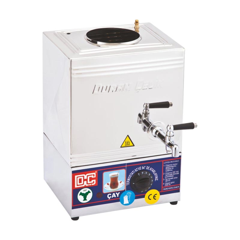 Duran Çelik DÇ 019 15 Model Tek Demlikli Kaynaklı Çay Ocağı, 12 L, Elektrikli — Duran Çelik