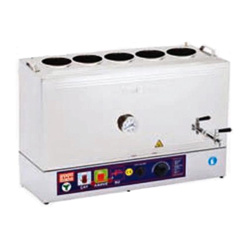 Duran Çelik DÇ 025 100 Model 5 Demlikli Kaynaklı Çay Ocağı, 90 L, Elektrikli — Duran Çelik