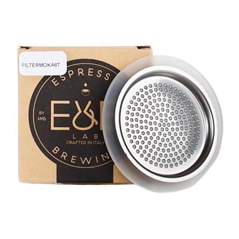 E&B Paslanmaz Çelik Moka Pot Filtresi, 6 Cup