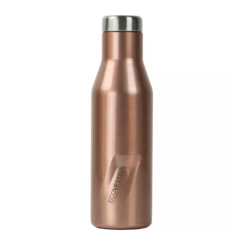 Ecovessel Aspen Termos, Paslanmaz Çelik, 16 oz, 473 ml, Rose Gold — EcoVessel