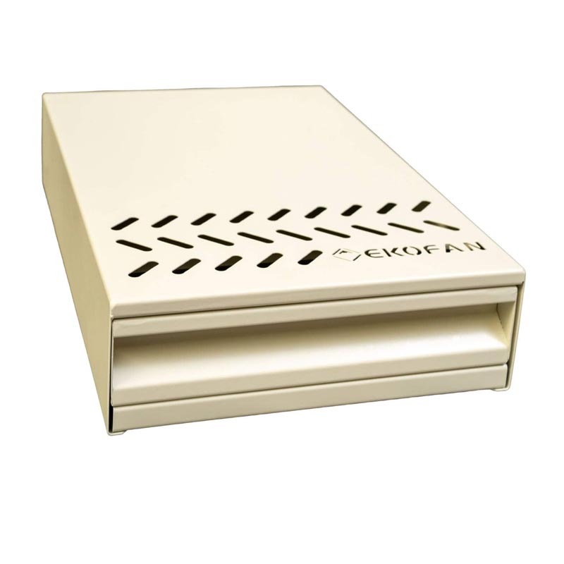 Ekofan PC-01B Kahve Posa Çekmecesi Knock Box, Beyaz