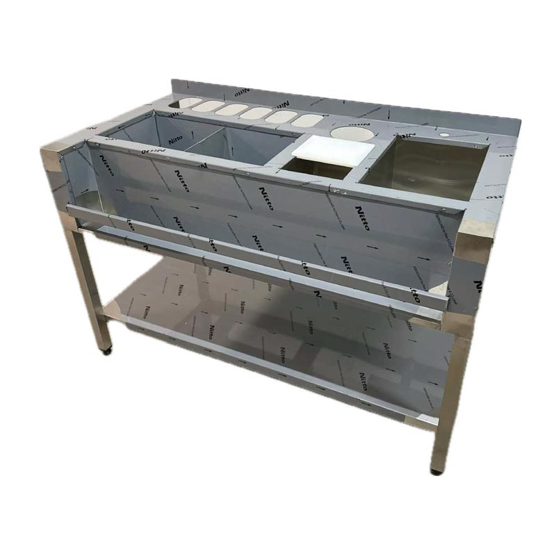 Ekofan Taban Raflı Kokteyl İstasyonu, 140x70x90 cm — Ekofan