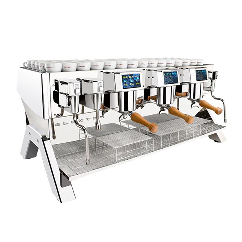 Elektra Indie Tam Otomatik Espresso Kahve Makinesi, 3 Gruplu, Inox — Elektra
