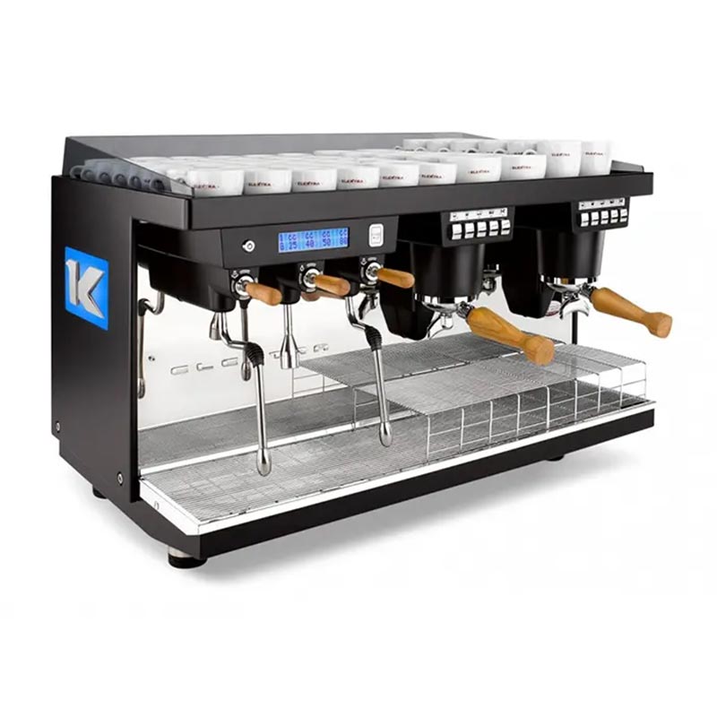 Elektra K-UP 2B Tam Otomatik Espresso Kahve Makinesi, 2 Gruplu, İnci Siyah — Elektra