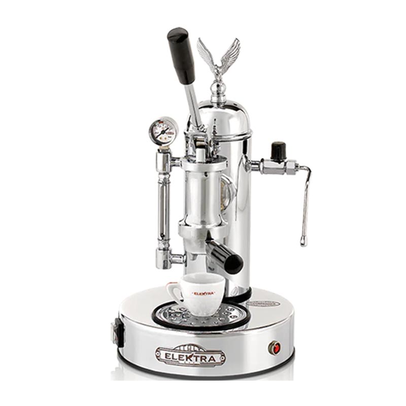 Elektra Micro Casa Leva S1C Yarı Otomatik Espresso Kahve Makinesi, Krom — Elektra