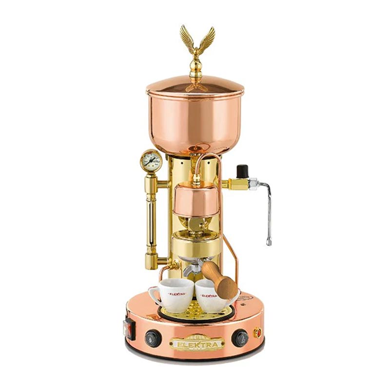 Elektra Micro Casa SXC Yarı Otomatik Espresso Kahve Makinesi, Bakır Pirinç — Elektra — Görsel 2
