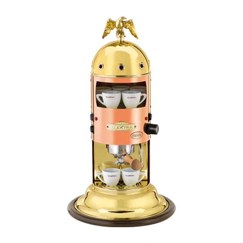 Elektra Micro Mini Verticale S1C Yarı Otomatik Espresso Kahve Makinesi, Bakır Pirinç — Elektra — Görsel 1