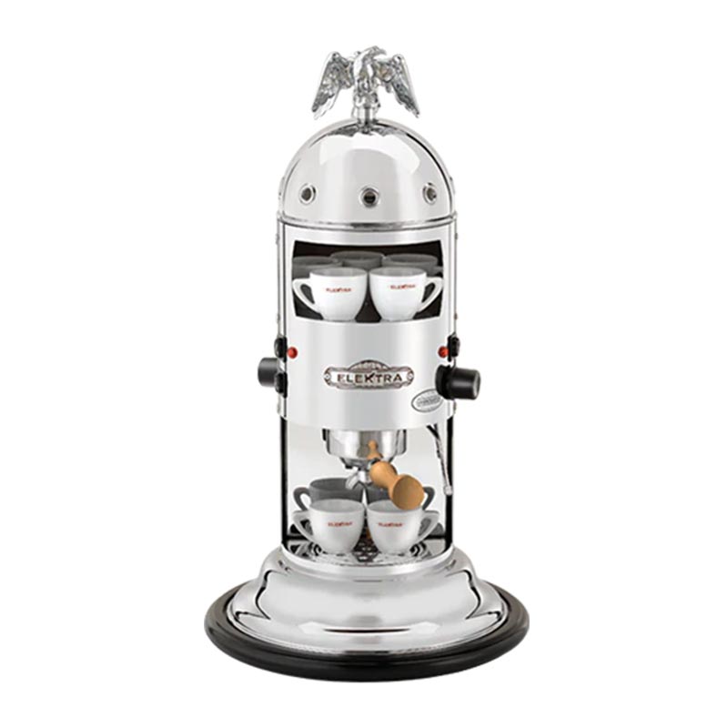 Elektra Micro Mini Verticale S1 Yarı Otomatik Espresso Kahve Makinesi, Krom — Elektra