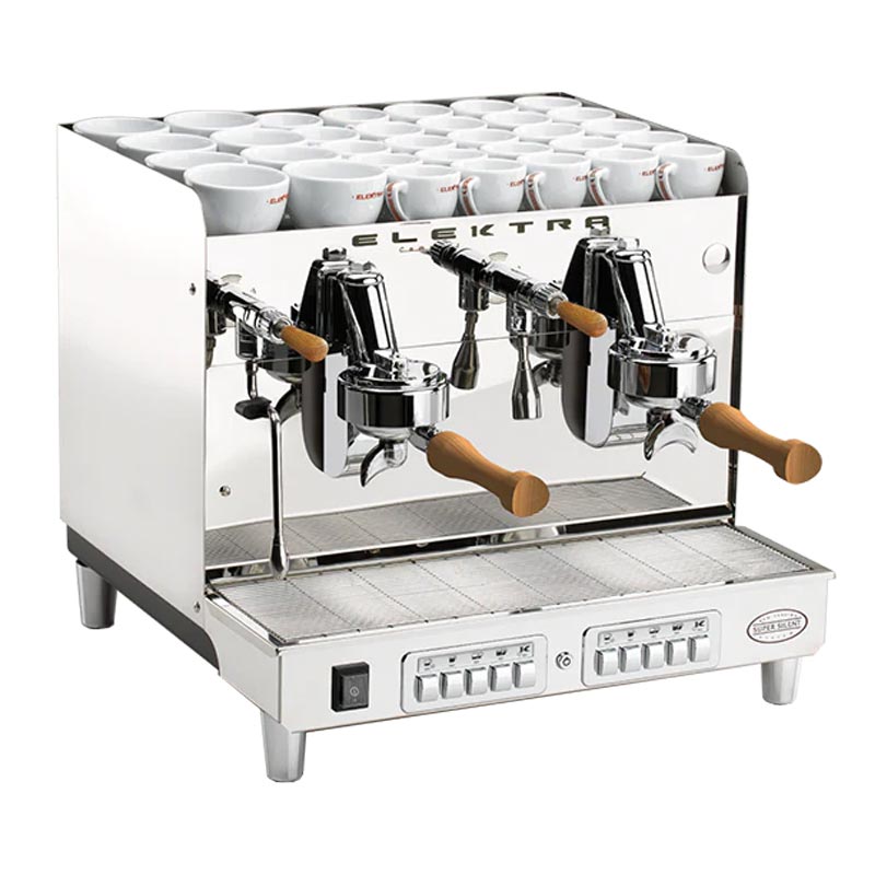 Elektra Sixties Tam Otomatik Espresso Kahve Makinesi, 2 Gruplu, Inox — Elektra — Görsel 1