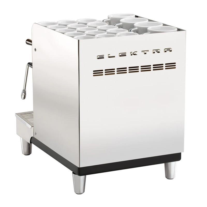 Elektra Sixties Tam Otomatik Espresso Kahve Makinesi, 2 Gruplu, Inox — Elektra — Görsel 2