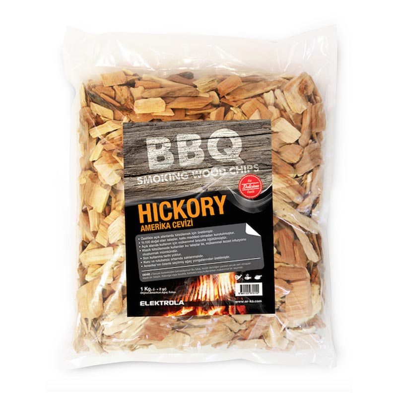 Elektrola BBQ Wood Chip Tütsüleme Talaşı, Ceviz, 1 kg — Elektrola